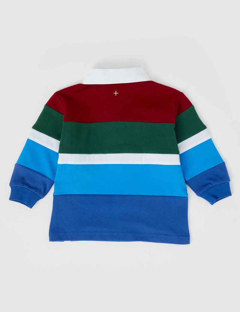 Game On Wide Stripe Ruby Top - Green