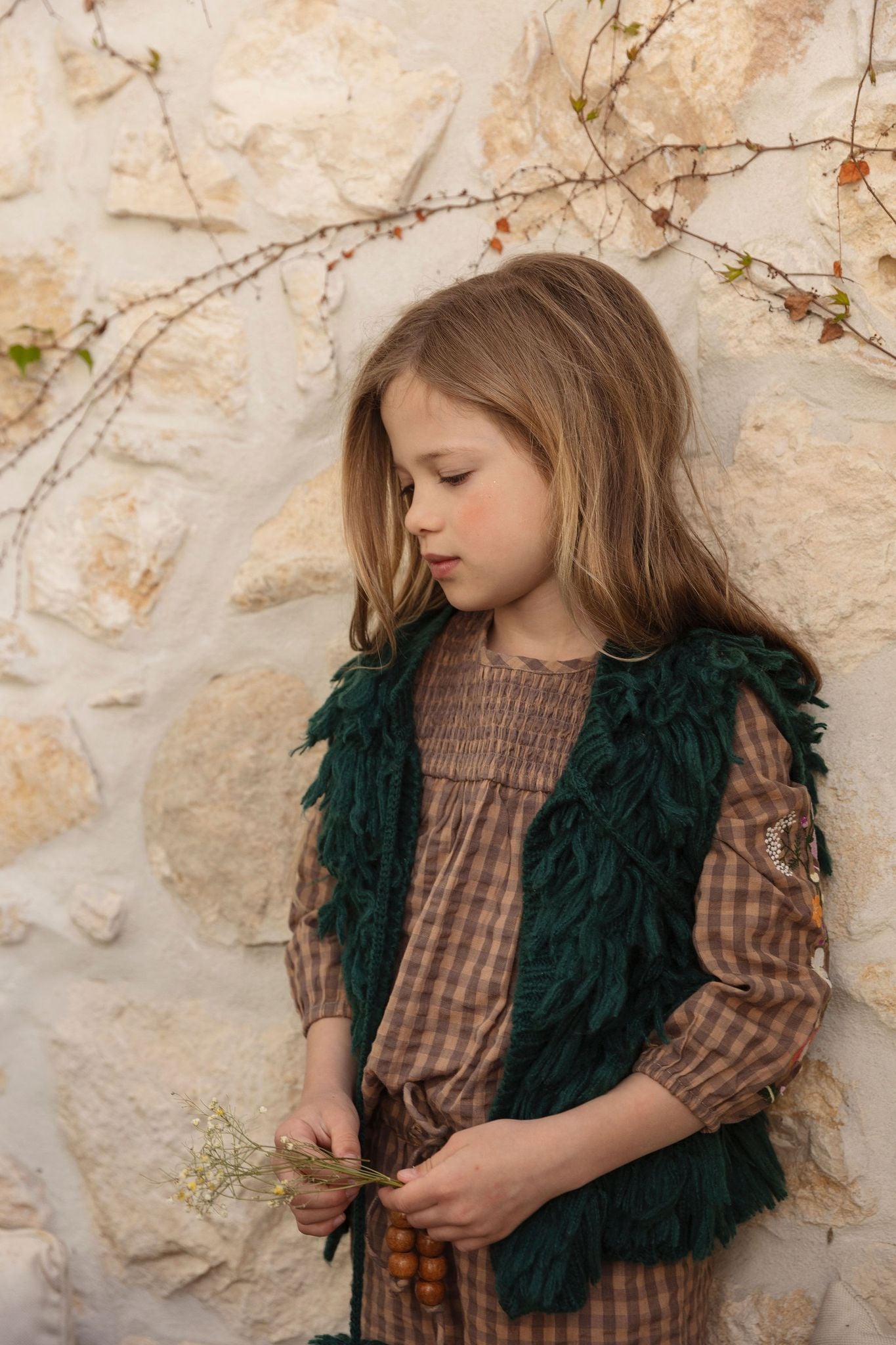 Milly Vest Moss Green