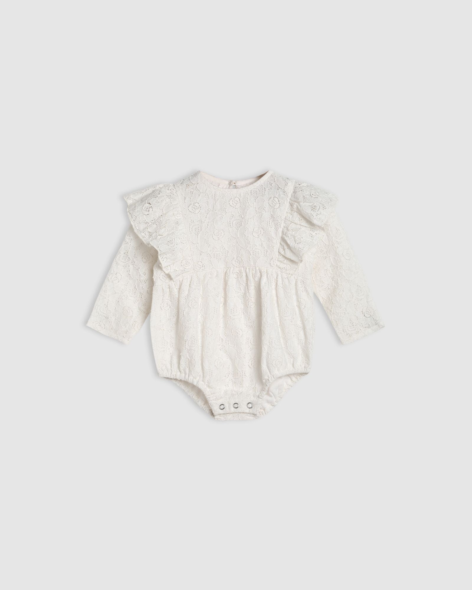 Elenora playsuit - Natural lace