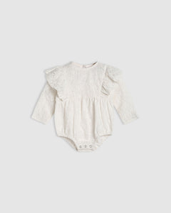 Elenora playsuit - Natural lace