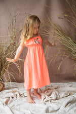 Load image into Gallery viewer, Vera Dress- Electric Peach
