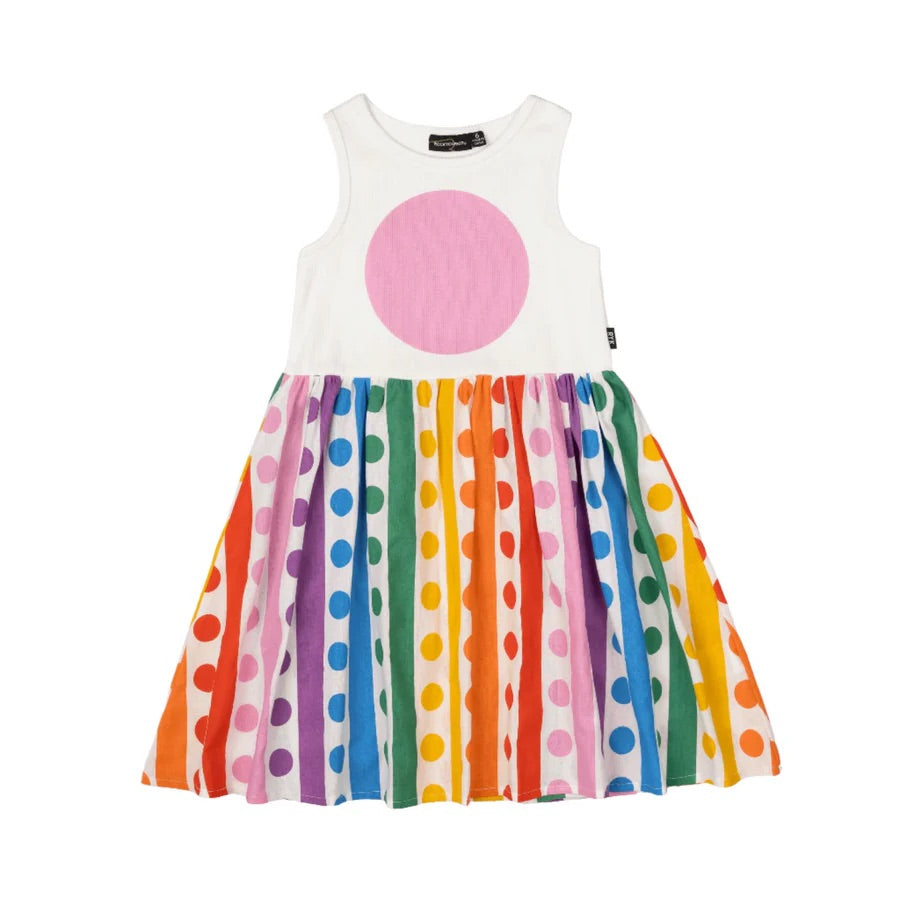 Rainbow Drops Singlet Dress