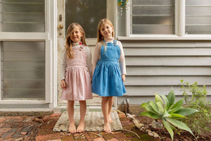 Ellie pinafore - sky blue