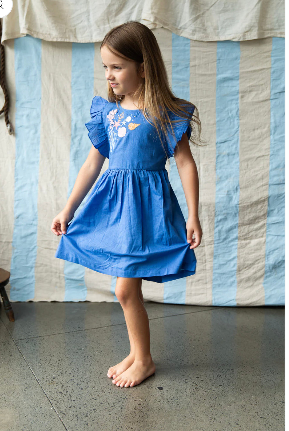 Madelyn Dress - Pink Coral