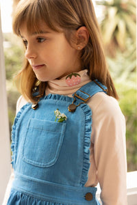 Ellie pinafore - sky blue