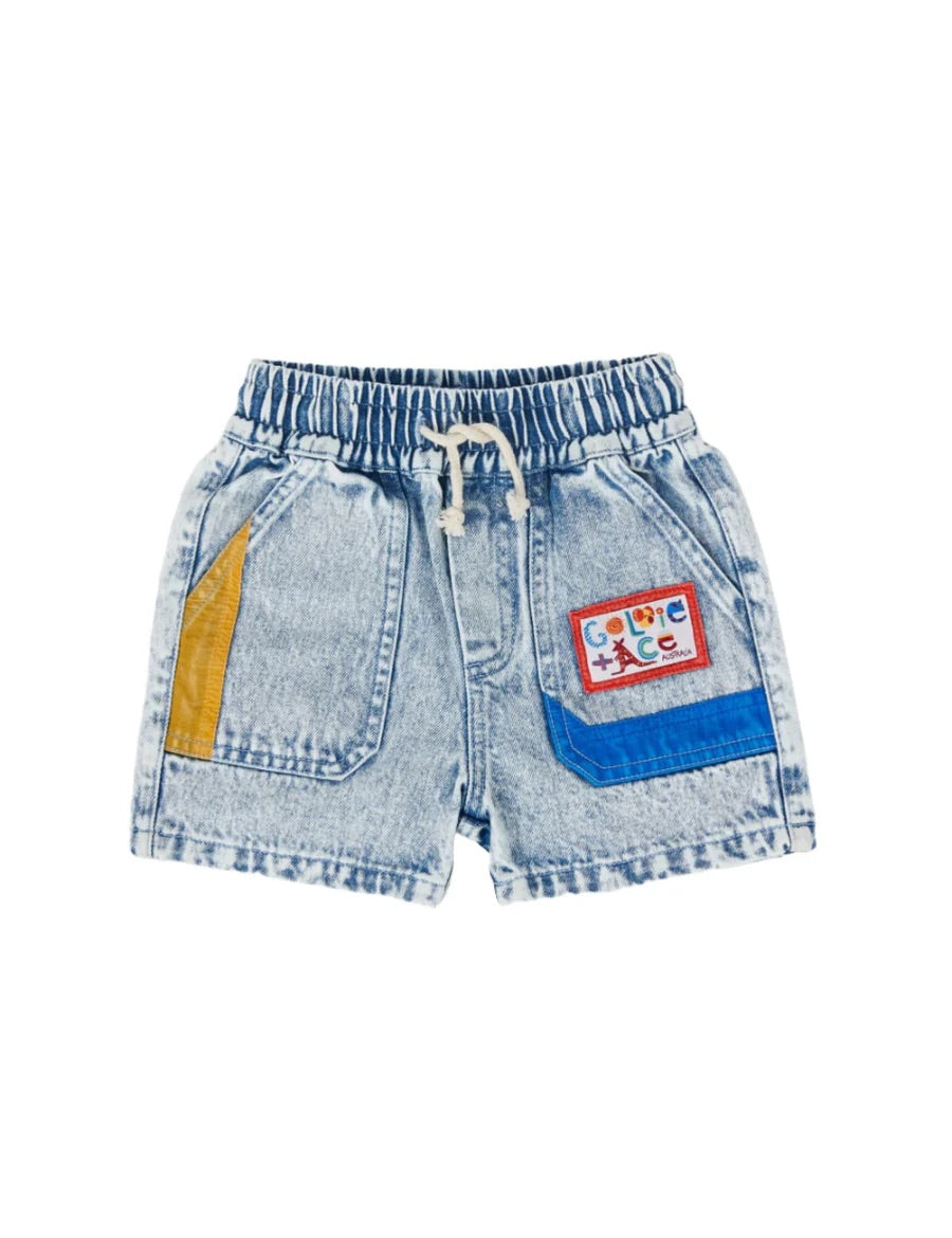 Noah Colour Pop Denim Shorts