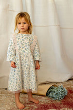 Load image into Gallery viewer, Sunday dress - blue floral
