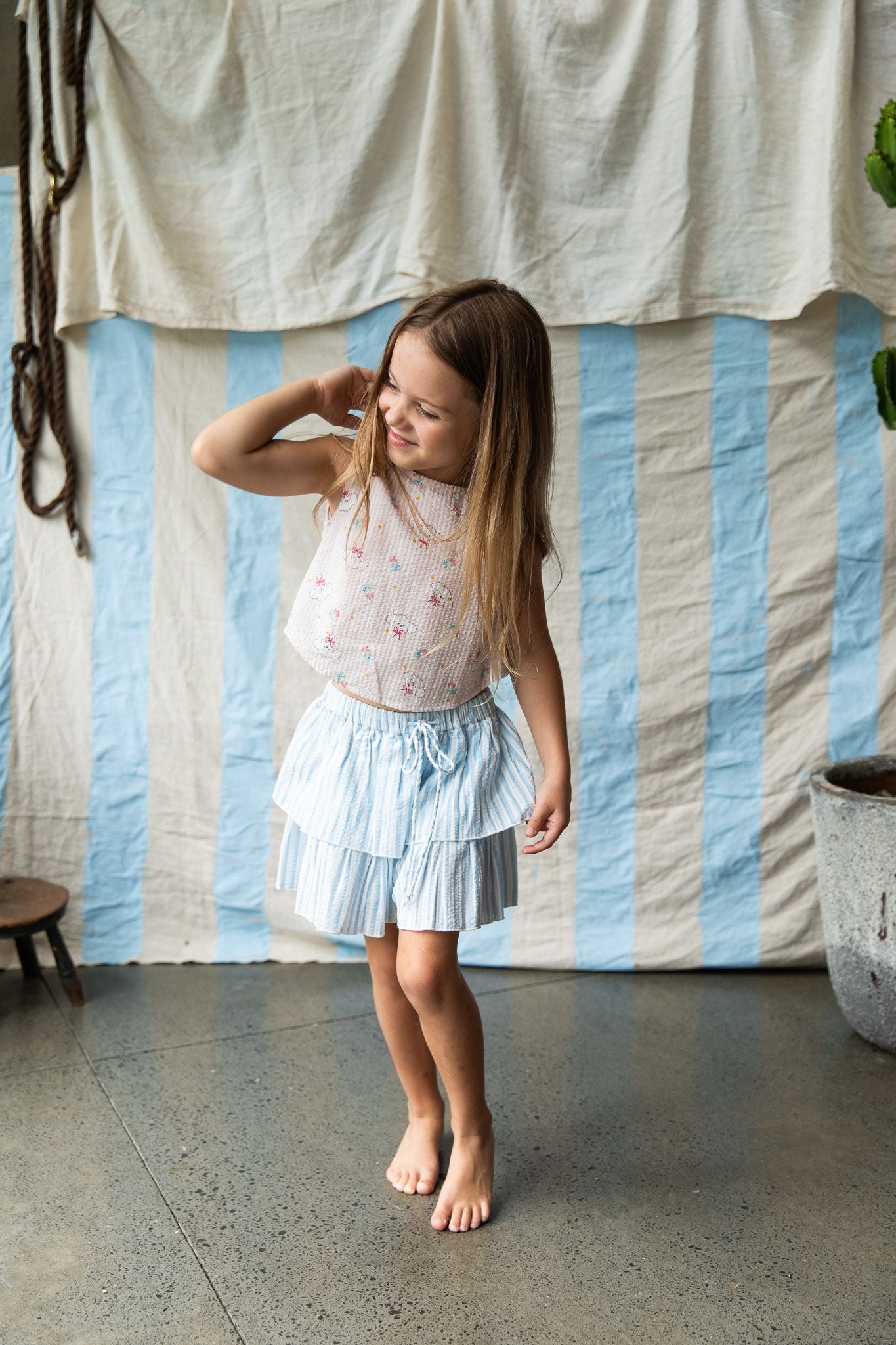 Georgina top suzie print