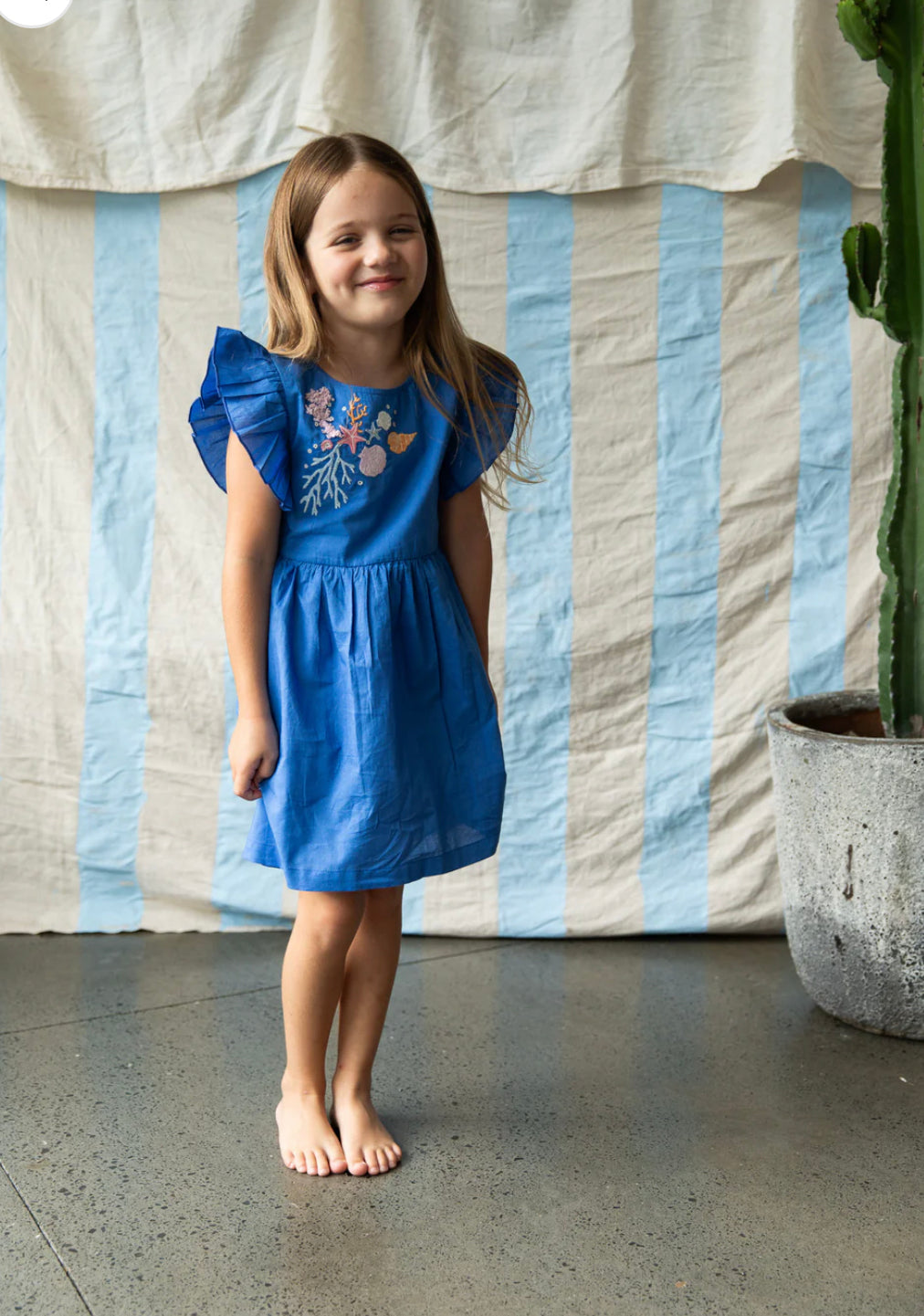 Madelyn Dress - Pink Coral