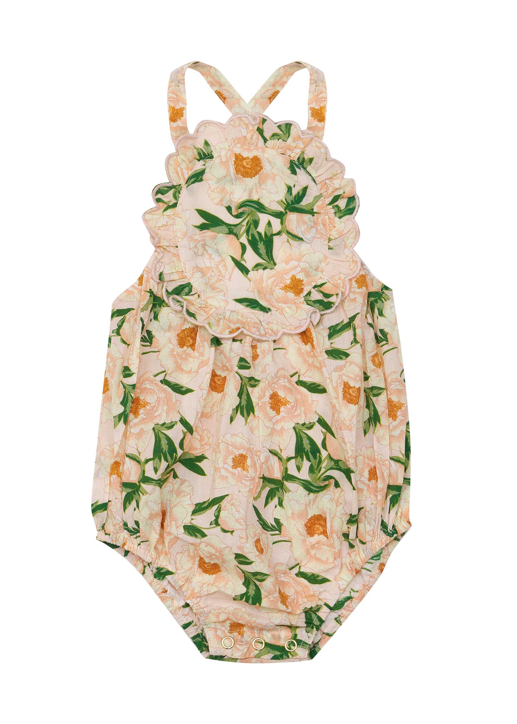 Freya romper - strawberry sundae