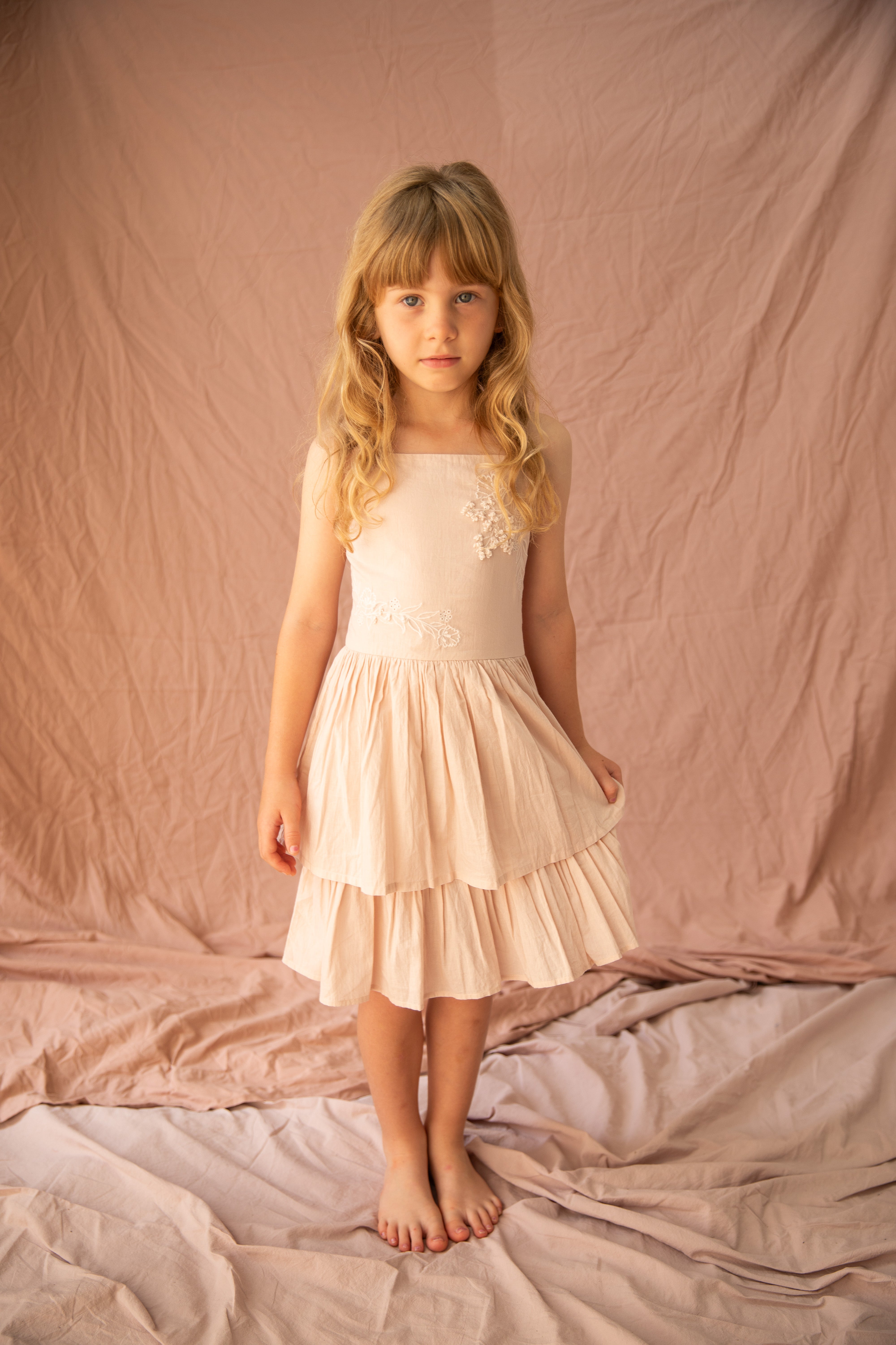 Gabriella Dress - Rose Quarts