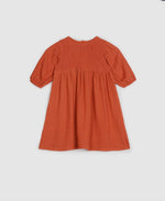 Load image into Gallery viewer, Lilly smock dress - red flame
