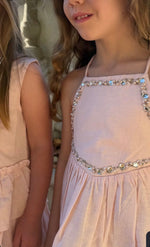 Load image into Gallery viewer, Holiday dress - pink sequins
