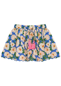 Anna skirt - bouquet Bondi blue