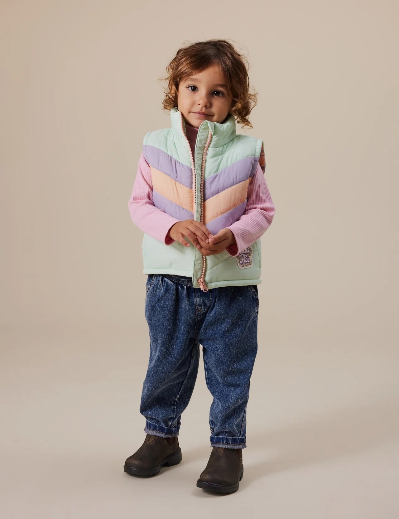 Panelled vest