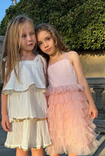 Load image into Gallery viewer, Bella dress -white and gold
