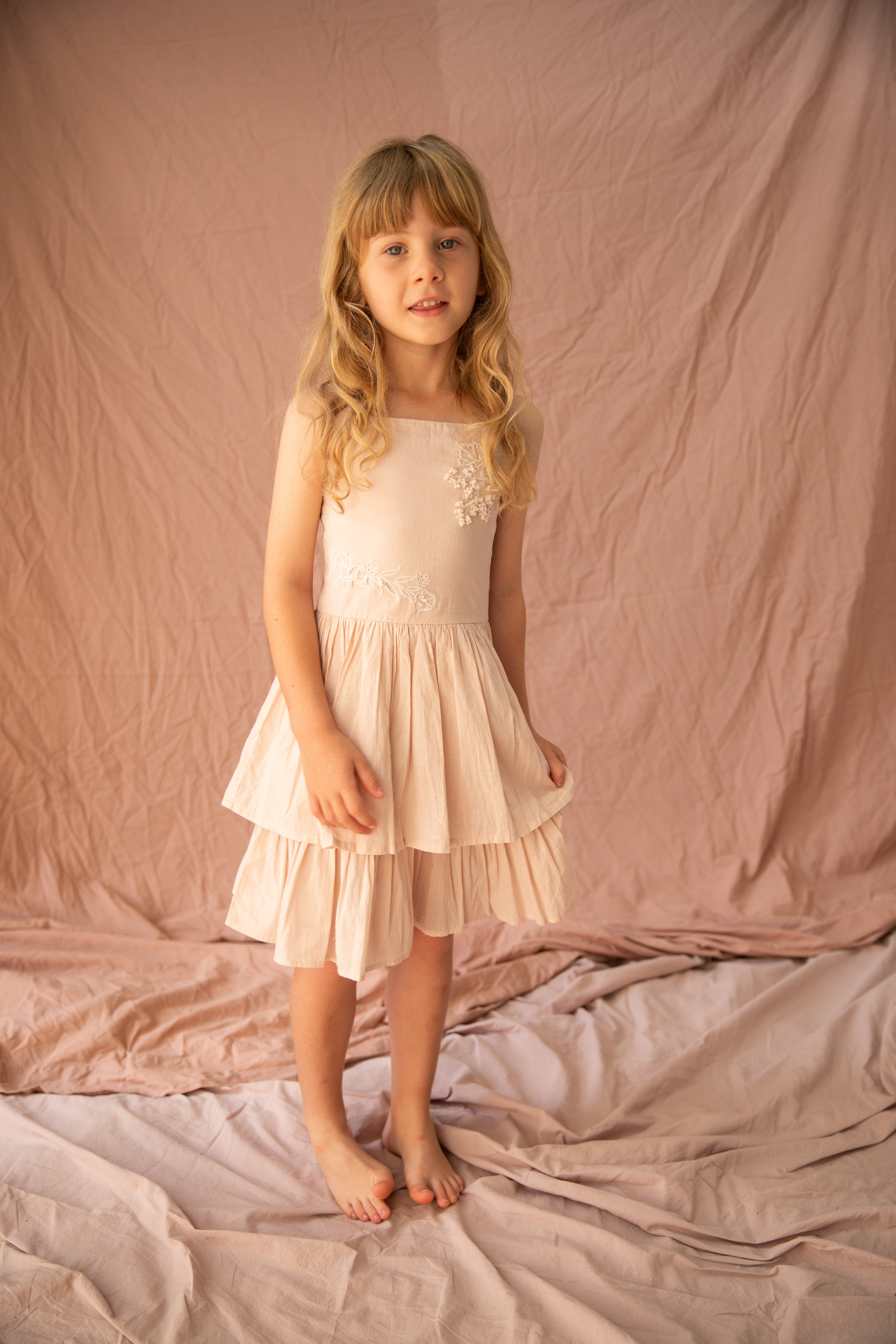 Gabriella Dress - Almond