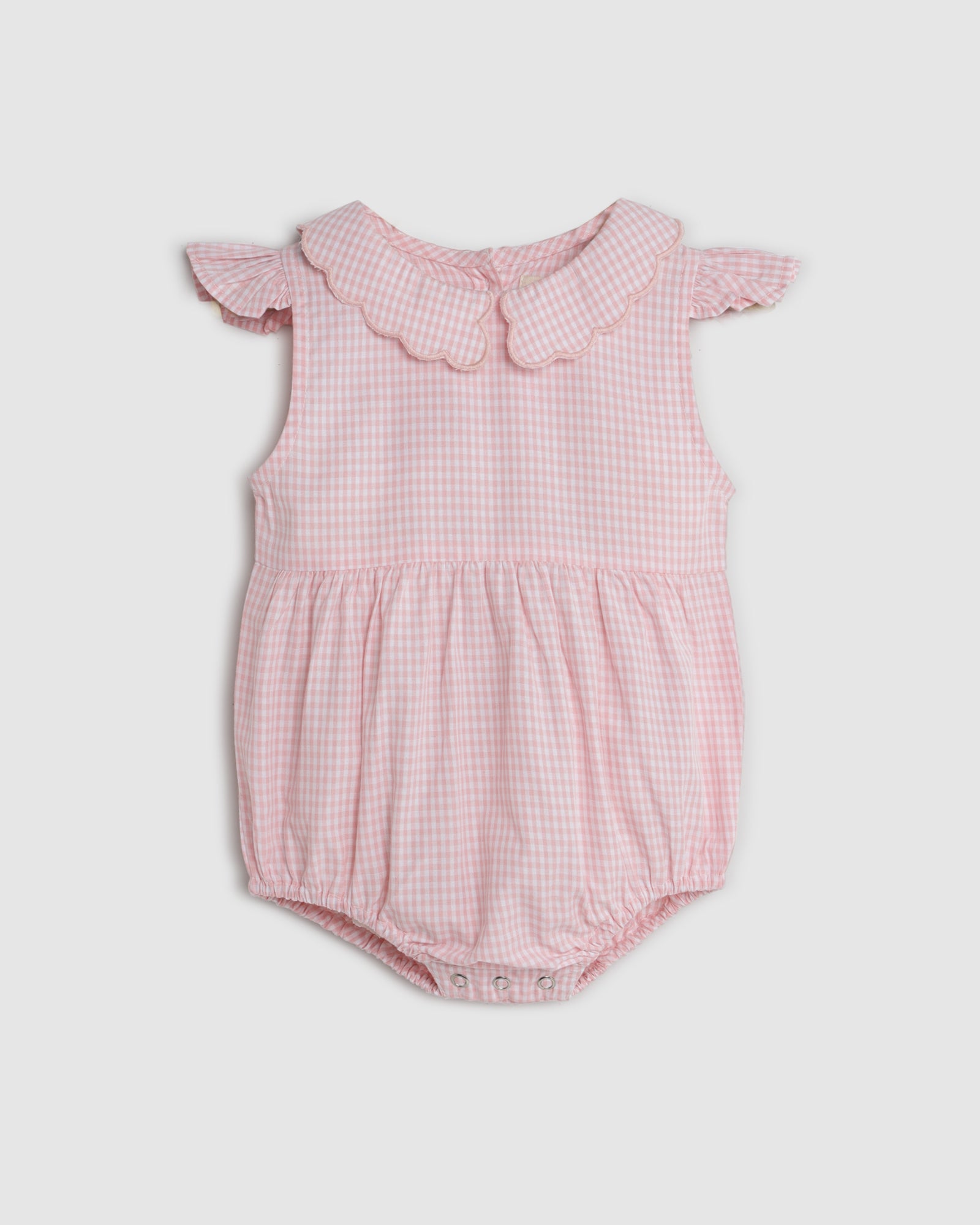 Nora Playsuit - Pink Gingham