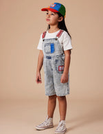 Load image into Gallery viewer, Burton Colour Pop Cargo denim overalls
