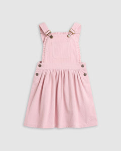 Ellie pinafore - happy pink