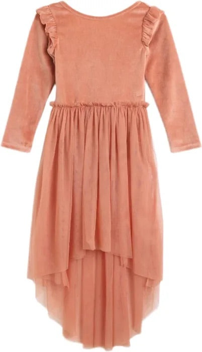 Birdie dress - burnt pink