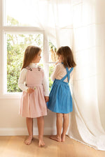 Load image into Gallery viewer, Ellie pinafore - sky blue
