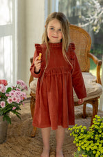 Load image into Gallery viewer, Lucie dress - chill oil corduroy
