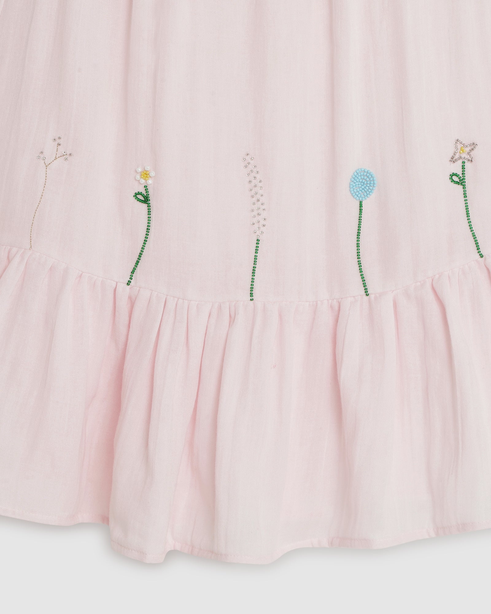 Matilda Dress Beaded - Angel pink