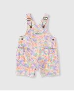 Load image into Gallery viewer, Pastel bouquet overalls
