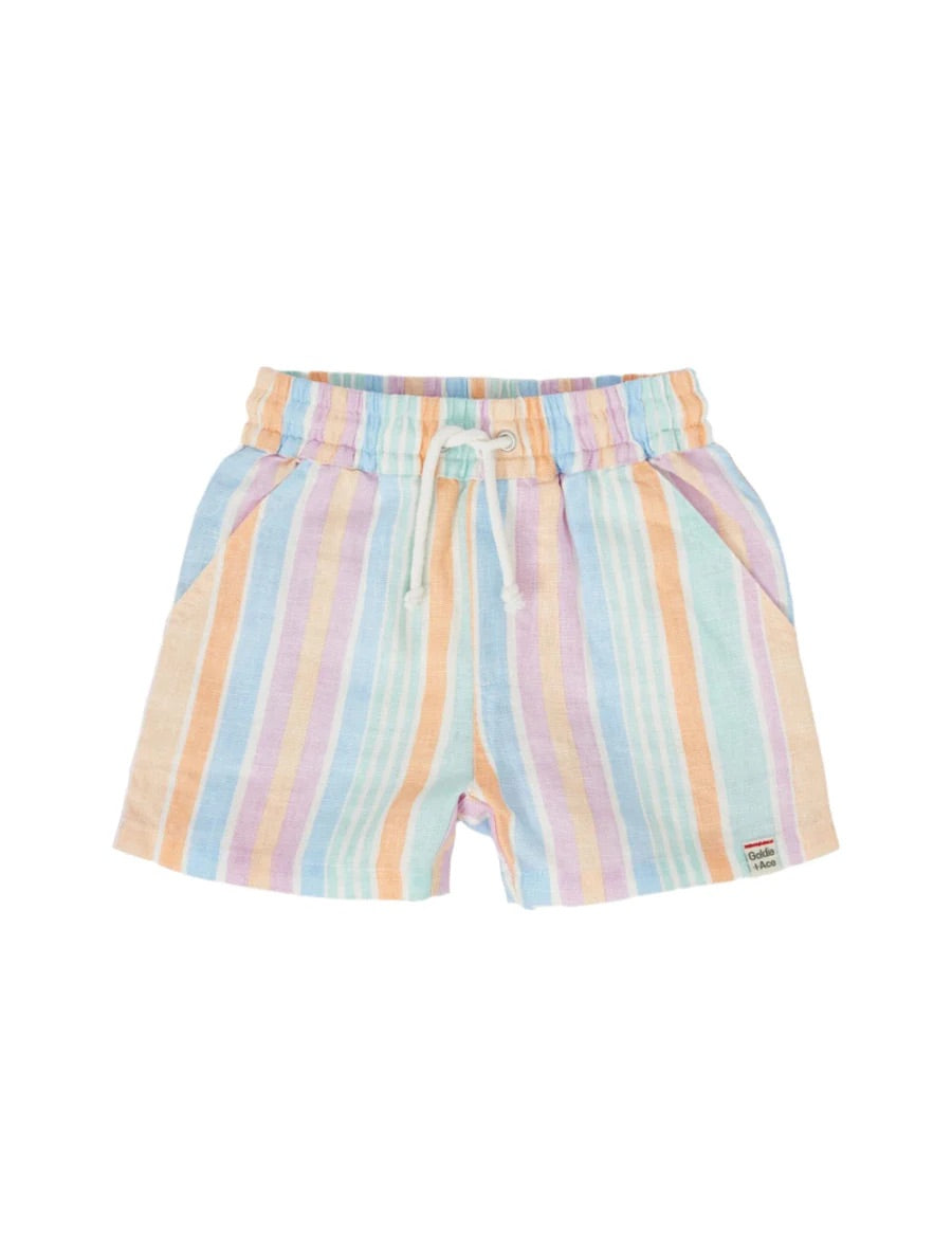 Noah Linen pastel Stripe