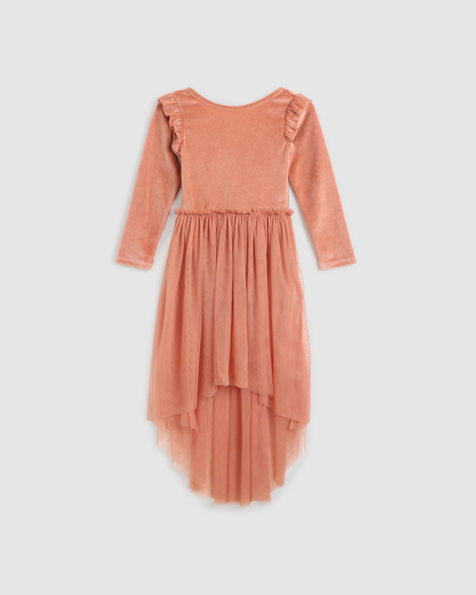 Birdie dress - burnt pink