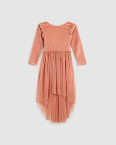 Birdie dress - burnt pink