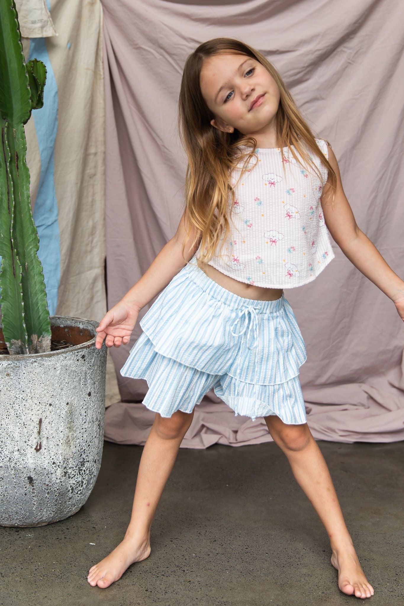 Georgina top suzie print