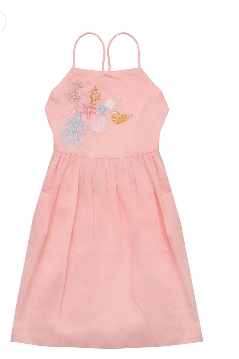 Everly Dress - Pink Coral