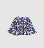 Load image into Gallery viewer, Pippa top - fabulous blooms blue
