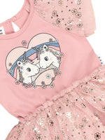 Load image into Gallery viewer, Unicorn Heart Ballet Dress-Dusty Rose
