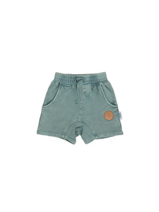 Vintage Slate Slouch Shorts