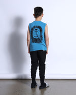 Load image into Gallery viewer, Roaring Lion Sleeveless tee - Sky Wash
