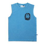 Load image into Gallery viewer, Roaring Lion Sleeveless tee - Sky Wash

