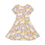 Load image into Gallery viewer, Princess Swan Waisted Dress
