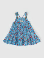 Load image into Gallery viewer, Dixie Daisy Tiered Corduroy Pinafore dRESS
