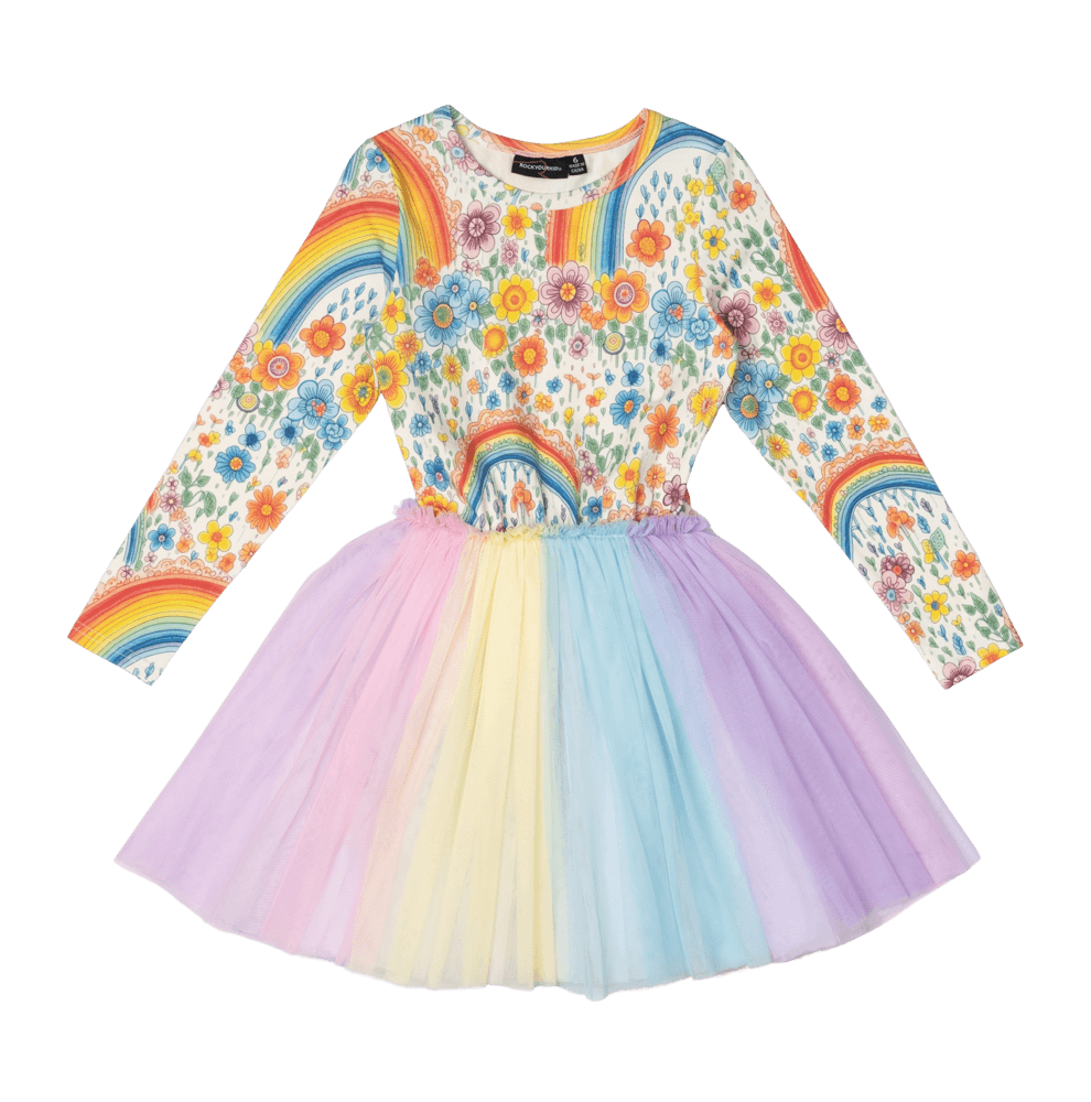 Rainbows and Flowers Dress