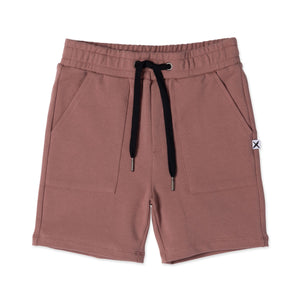 Track Pant shorts- chocolate
