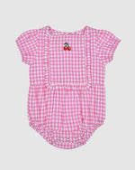 Load image into Gallery viewer, Gianna Playsuit - Gingham Cherry
