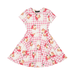 Load image into Gallery viewer, Santa Gingham Waisted Dress

