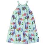Load image into Gallery viewer, Ice Cream toucan dress
