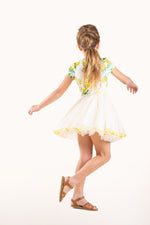 Load image into Gallery viewer, Yellow Roses Circus dress
