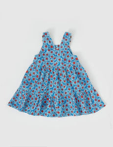 Dixie Daisy Tiered Corduroy Pinafore dRESS