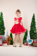 Load image into Gallery viewer, Red Santa Circus Dress
