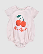Load image into Gallery viewer, Leta Romper - Pink Cherry
